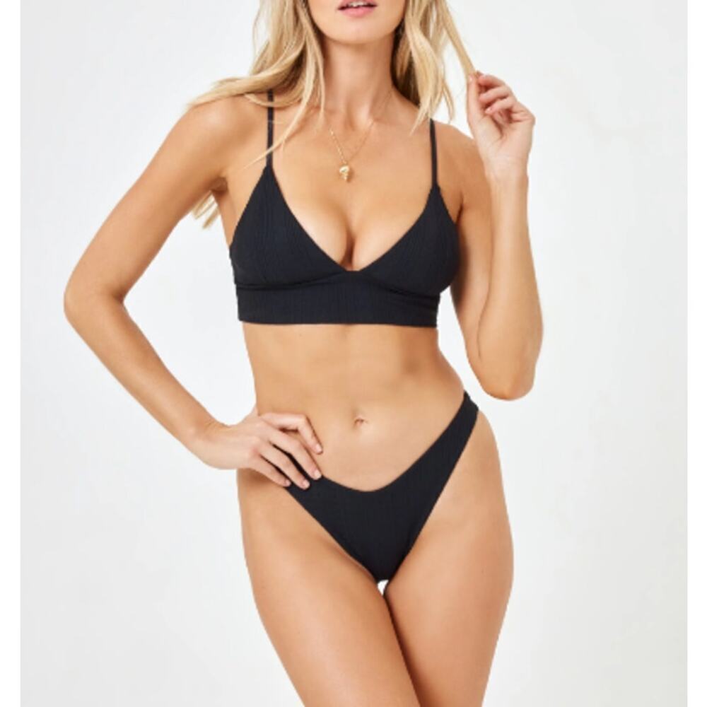 L*Space Tanline Bikini Bitsy Bottom Small